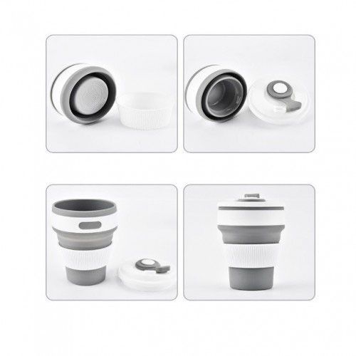 Склянка силіконова | Складний гурток | Похідна чашка GC-755 силіконова складана