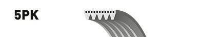 Ремінь поліклін. 5PK870 (вир-во Gates) GATES 5PK870 на FORD MONDEO   (GBP)