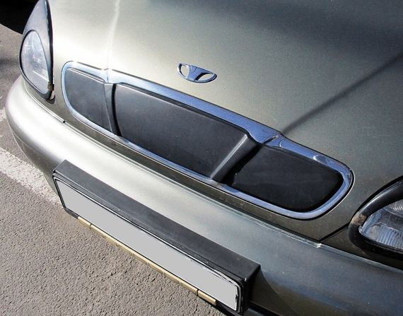Зимова накладка на решітку (верхня) Матова для Daewoo Lanos | Зображення 1
