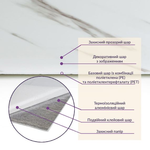 Самоклеюча стінова PET плитка 600*300*2mm (D) SW-00001672 | Зображення 3