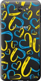 Чехол на Samsung Galaxy J7 Prime Сердца UA "5292u-610-17620"