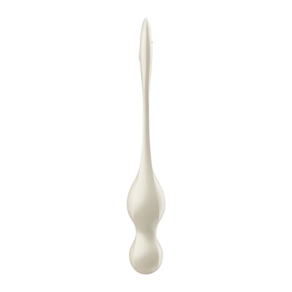 Вагінальні смарт-кульки з вібрацією Satisfyer Love Birds 1 Connect App White, 78 г | Зображення 1