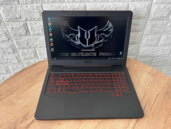 Ноутбук Asus TUF FX504GE 15,6" FHD IPS i7 8750H 8Gb SSD 256Gb GTX 1050Ti Б/У