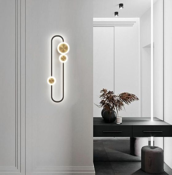 Бра LED 26584 Чорний 6х16х60 см. | Зображення 3