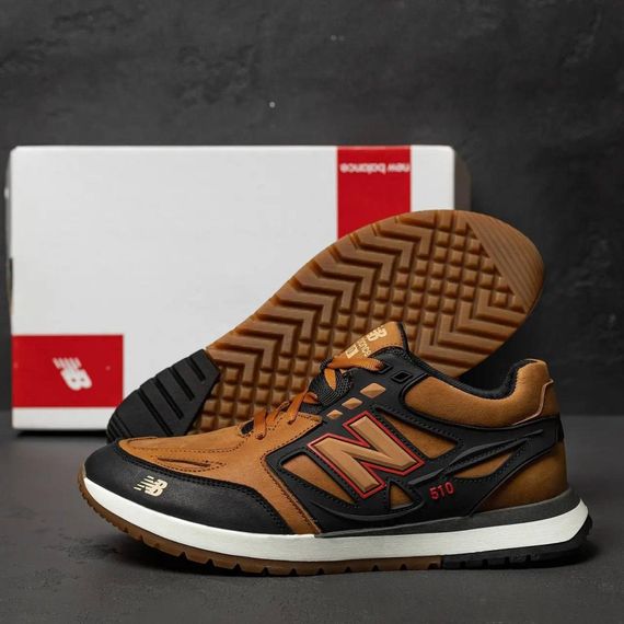 Кросівки шкіряні  New Balance колір коричневий, чорний | Зображення 7