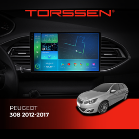 Штатна магнітола Torssen 2K Peugeot 308 2012-2017 F9432 4G Carplay DSP