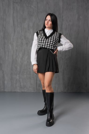 Сапоги женские Fashion Alvira 3867 36 размер 235 см Черный | Зображення 7