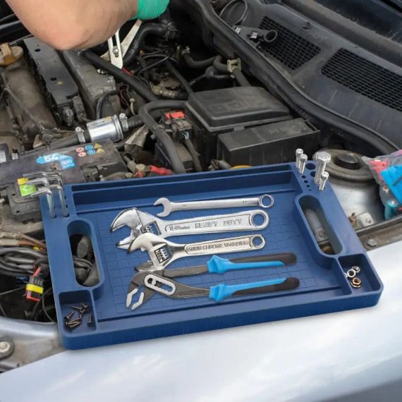 Переносной лоток для инструментов 35,6х23х2,4см, FLEXMAT / Силиконовый органайзер для хранения инструментов