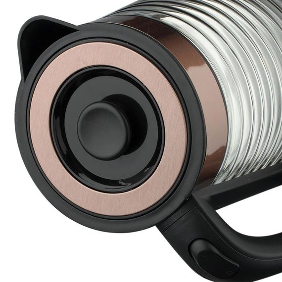 Чайник електричний на підставці скляний XPRO R.7882 коричневий (41376-R.7882_407) | Зображення 4