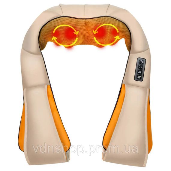 Подушка массажер для поясницы massager of neck, Роликовый массажер для шеи шеи BI-23 | Зображення 4