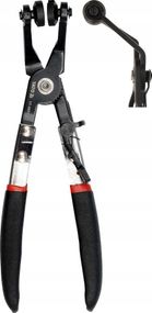 Щипці для стягуючих хомутів 215 мм кліщі гнуті 45° YATO YT-0651