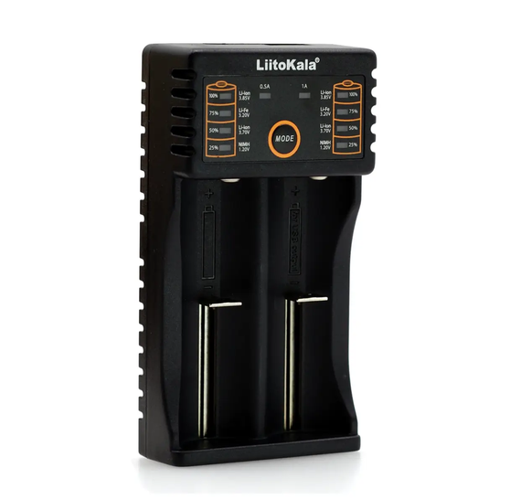 Универсальная зарядка для аккумуляторов + Power Bank LiitoKala Lii-202 18650, АА, ААА Li-Ion, LiFePO4, Ni-Mh