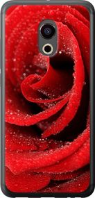 Чехол на Meizu Pro 6 Красная роза "529u-293-17620"
