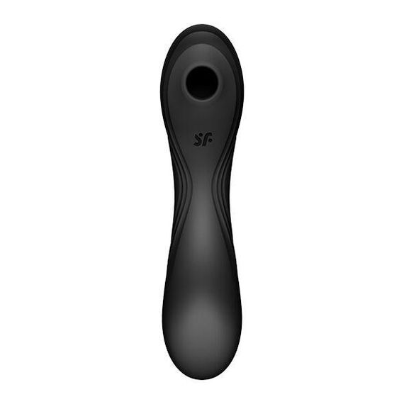 Вакуумний стимулятор з вібрацією Satisfyer Curvy Trinity 4 Black Sex Aura | Зображення 3