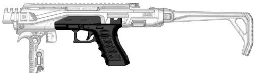 Конверсійний кіт FAB Defense K.P.O.S. Scout для Glock 17/19. К: FDE | Зображення 2