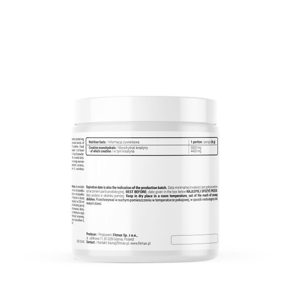 Креатин FitMax Creatine Monohydrate 250 g (Blue raspberry) | Зображення 1