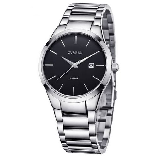 Наручний годинник Curren 8106 Silver-Black