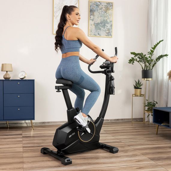 Велотренажер Gymtek XB4000 iConsole+ електромагнітний золотий | Зображення 2