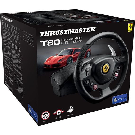 Руль  и  педали Thrustmaster для  PC/PS4 T80 FERRARI 488 GTB EDITION (4160672) | Зображення 3