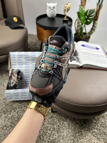 Кросівки ASICS Gel-Kahana 8 Navy Grey Pink / асікс кахана 8 текстиль  , В'єтнам 39 24.5 см | Зображення 1