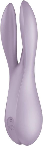 Кліторальний вібратор Satisfyer Threesome 2 Violet, 3 гнучкі пальчики, 3 мотори Sex Aura | Зображення 3