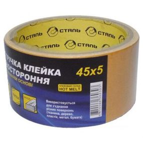 Сталь 36030 Стрічка клейка двостороння на тканинній основі 45мм х 5м