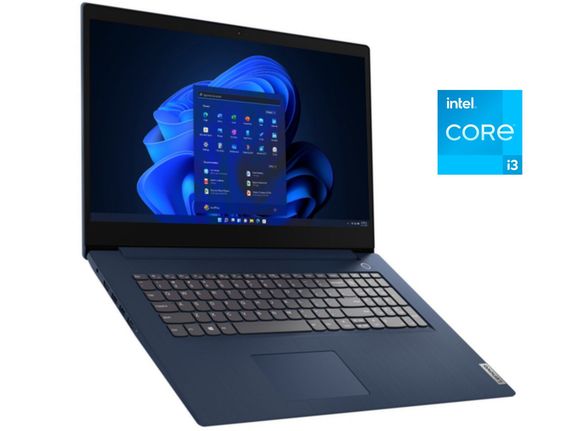 Ультрабук Б-класс Lenovo IdeaPad 3 17ITL6 / 17.3" (1600x900) TN / Intel Core i3-1115G4 (2 (4) ядра по 1.7 - 4.1 GHz) / 8 GB DDR4 / 128 GB SSD + 500 GB HDD / Intel UHD Graphics / WebCam / Win 11 Home б/у