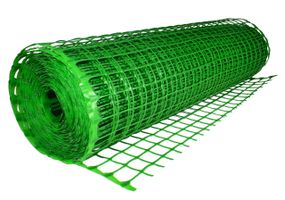 Сітка 45*45 1.0х20 м  пластикова Клевер (зелена) квадрат із запаяним краєм