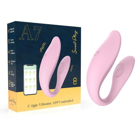 Вібратор для пар EROSPACE SWEET PLAY A7 Sex Aura