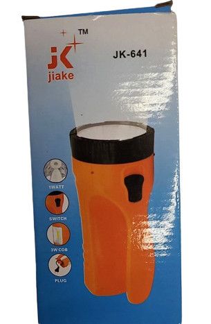 Фонарь Jiake JK-641 светодиодный ручной аккумуляторный + боковой светильник | Зображення 5