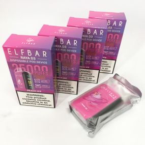 Elf Bar Raya D3 25000 смак Персик (Peach Ice)