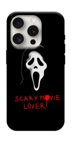 Чохол з картинкою Scary movie lover для Apple iPhone 16 Pro (6.3")