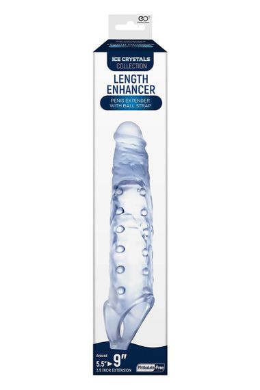 Насадка на пеніс NMC прозора, 27 см | Зображення 2