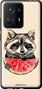 Чохол на Xiaomi Mix 4 Єнотик з кавуном "4605b-2475-2448"