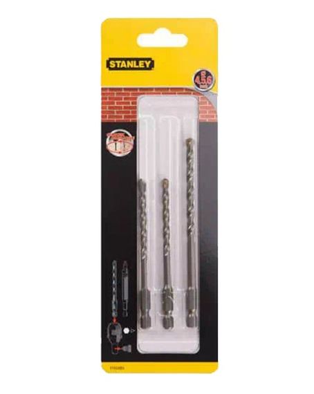 Набір свердел по цеглі Stanley 3 шт (STA53053)