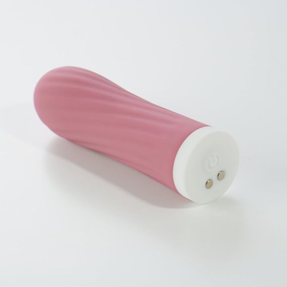 Міні-вібратор рельєфний Sweet Em Velvet Lure, рожевий Sex Aura | Зображення 5