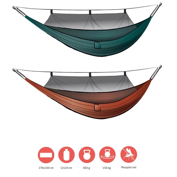 Гамак Grand Canyon Bass Mosquito Hammock Storm (360028) | Зображення 2