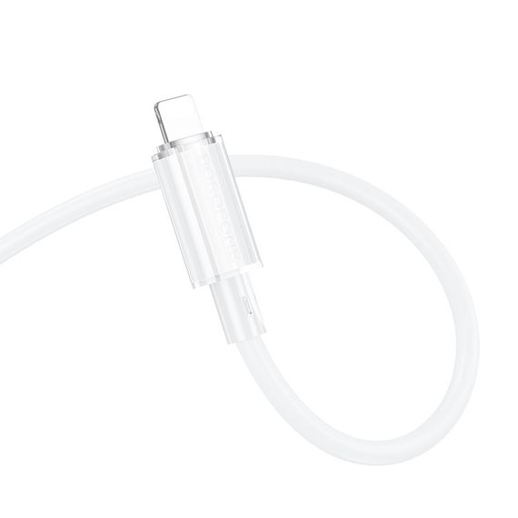 Дата кабель Borofone BX112 Lemon Type-C to Lightning 27W (1m) White | Зображення 1