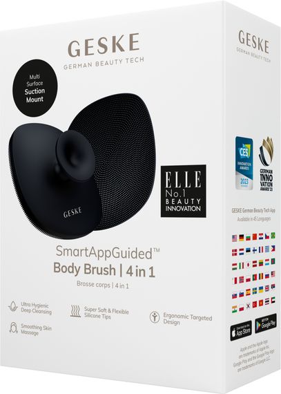 Щетка для тела GESKE Body Brush 4в1 starlight, Черный | Зображення 7