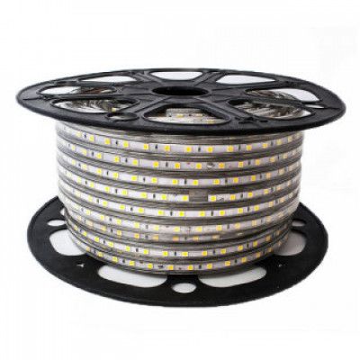 Цветная LED лента негерметичная 12V 7.2W 5050 WHITE PCB RGB IP20 1m (BY-024/30) | Зображення 5