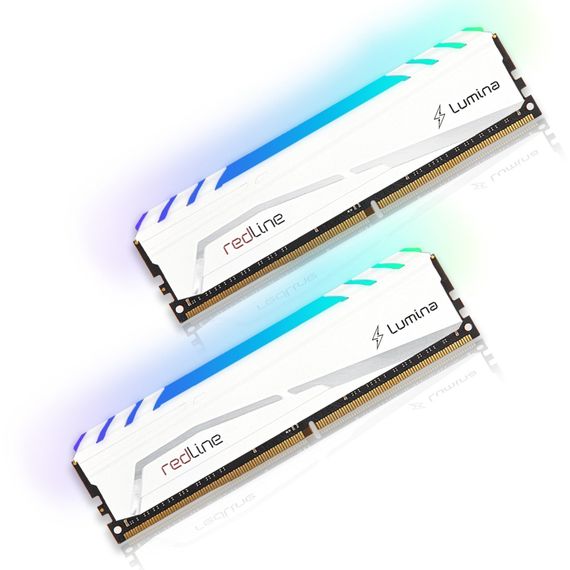 Модуль пам'яті для комп'ютера DDR5 64GB (2x32GB) 6400 MHz Redline RGB White Mushkin (MLB5C640BGGP32GX2) | Зображення 3