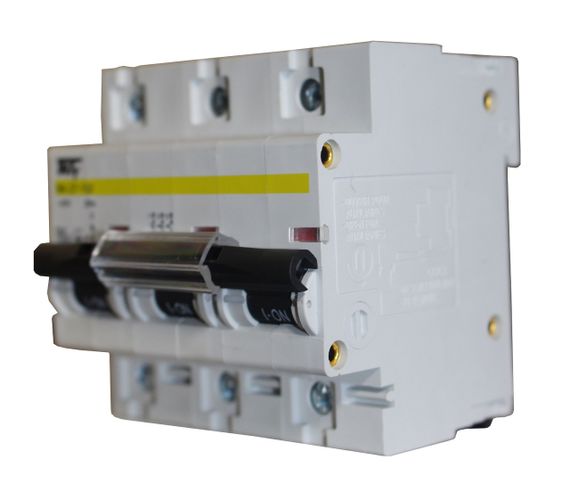 Автоматический выключатель ВА27-100 3Р 63А 10 кА х-ка D Ny95504905 | Зображення 1