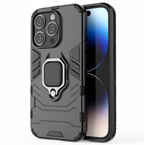 Чехол бампер Primolux Ring Armor для Apple iPhone 14 Pro Max - Black