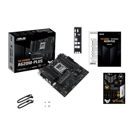 Материнcкая плата ASUS TUF GAMING A620M-PLUS sAM5 A620 4xDDR5 HDMI DP mATX 90MB1EZ0-M0EAY0 | Зображення 1