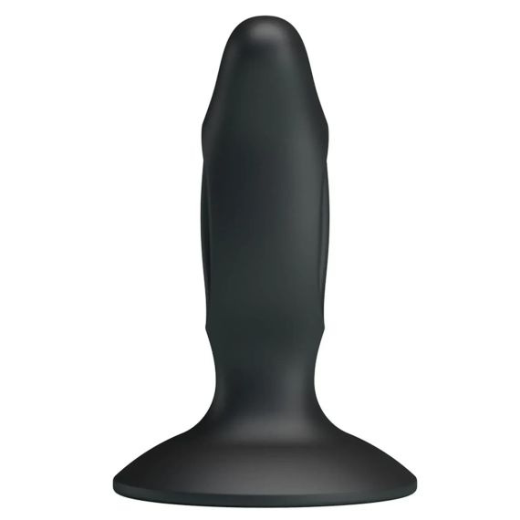 Анальна пробка з отворами Baile Fabulous Silicone Butt Plug чорний Sex Aura | Зображення 2