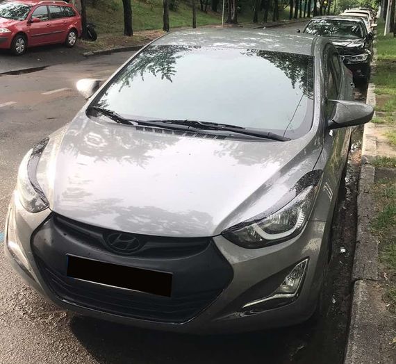 Накладки на дзеркала без вирізу під поворот BMW-style (2 шт) для Hyundai Elantra 2011-2015 рр | Зображення 1