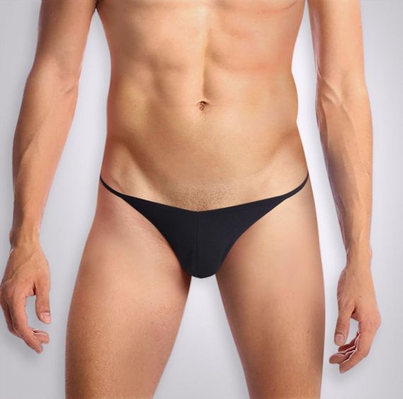 Мужские трусики XS-2XL с силиконовой анальной пробкой Art of Sex - Sexy Panties plug size L Black Sex Aura | Зображення 1