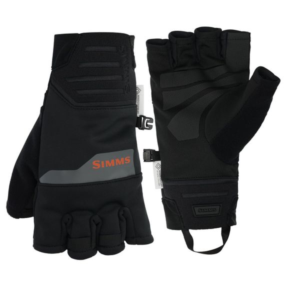 Рукавички Simms Windstopper Half Finger Glove Black XXL (13795-001-60) Рукавички зимові Рукавички для риболовлі