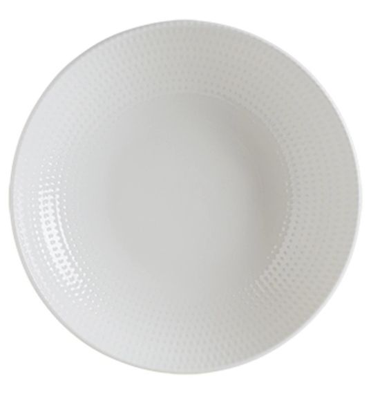 Тарілка супова Bonna Pure Dot S-PRDBLM23CK 23 см біла