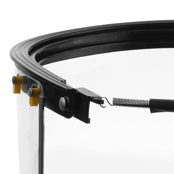 Екран захисний для обличчя, PVC, кріплення на каску INTERTOOL SP-0034 | Зображення 4